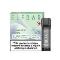 Elfbar - Elfa Pre-Filled Pod 2Pack - Cranberry Grape -...