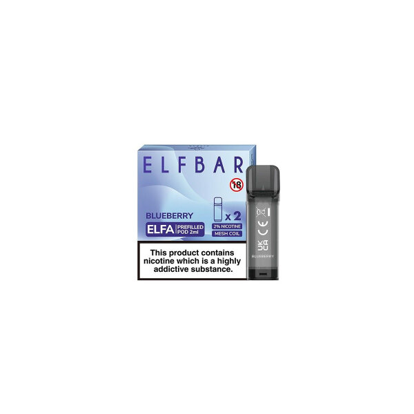 Elfbar - Elfa Pre-Filled Pod 2Pack - Blueberry - MHDÜ