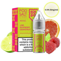 Pod Salt - Nexus Lime Raspberry Grapefruit 5mg/ml -...