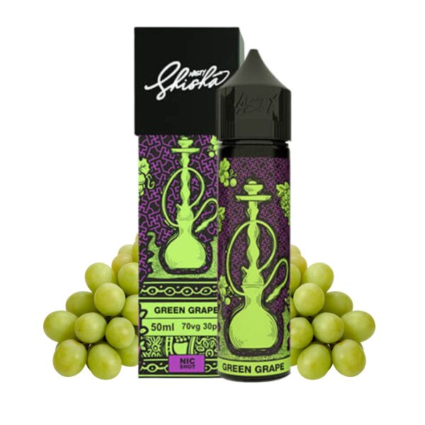 Nasty Juice - Shisha Serie - Green Grape Shortfill - MHDÜ
