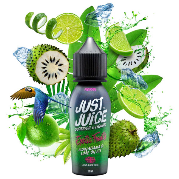 Just Juice - Guanabana & Lime on Ice 50ml Shortfill - MHDÜ