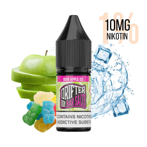 Drifter Bar Salts - Sour Apple Ice 10mg/ml