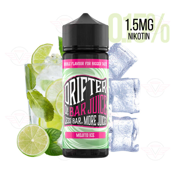 Drifter Bar Juice - Mojito Ice 120ml with 1,5mg/ml nicotine