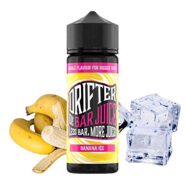 Drifter Bar Juice - Banana Ice 120ml shortfil avec 1,5mg/ml de nicotine