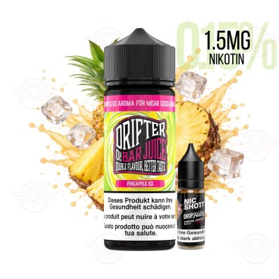 Drifter Bar Juice - Pineapple Ice 120ml mit 1.5mg/ml Nikotin