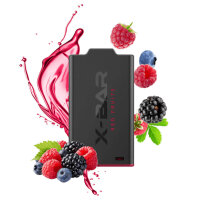 J Well - X-BAR X-Shisha Red Mix (frutti rossi) Pod 0mg