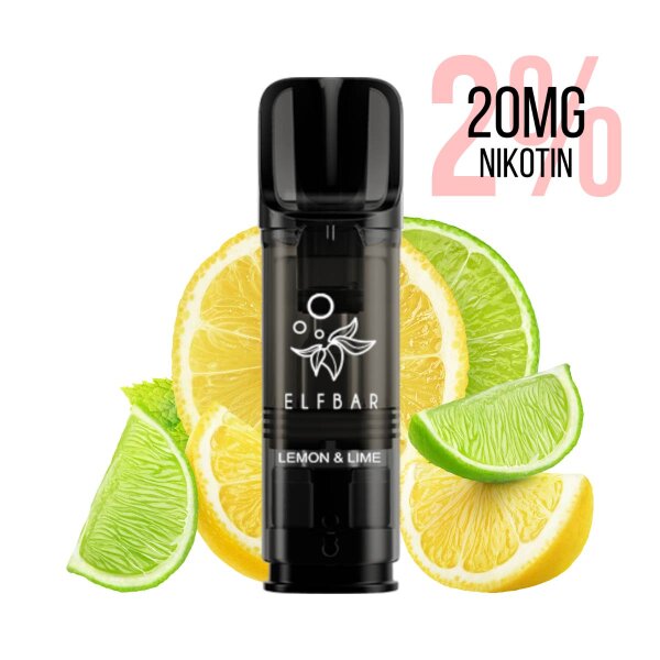 Elfbar - Elfa Pro Pods - Lemon Lime 20mg/ml 2%