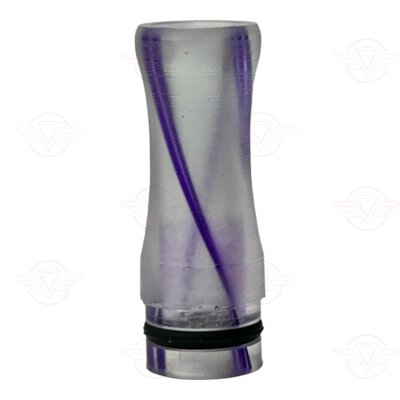 Drip tip - plastic 510 transparent - purple