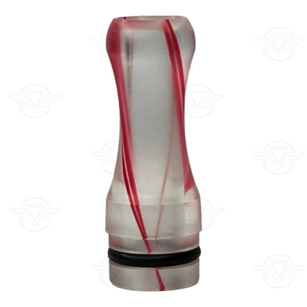 Punta di gocciolamento - plastica 510 trasparente - rosso