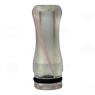 Drip Tip - Kunststoff 510er transparent - pink