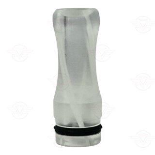 Drip tip - plastic 510 transparent - pink