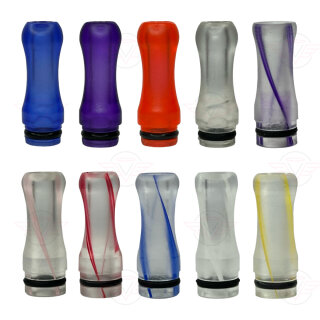 Drip Tip - Kunststoff 510er transparent - pink