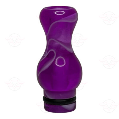 Drip tip - plastic 510 bulbous purple
