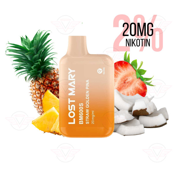 Lost Mary - BM600S Straw Golden Pina