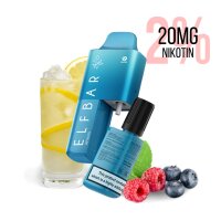 Elfbar - Kit vaporizzatore usa e getta AF5000 Blue Razz Lemonade