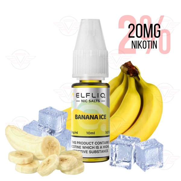 Elfbar - Elfliq Banana Ice 20mg Nikotinsalz