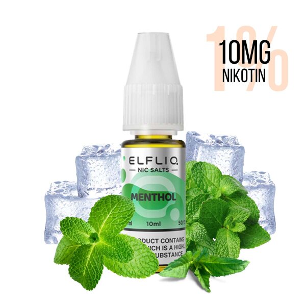 Elfbar - Elfliq menthol 10mg/ml (1%)