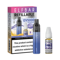 Elfbar - EV5000 Refillable Starter Kit Blueberry