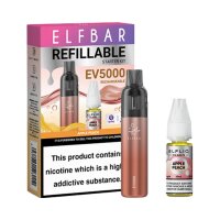 Elfbar - EV5000 Refillable Starter Kit Apple Peach