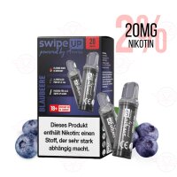 Swipe Up - Pre-Filled Pods Blaubeere 20mg Nikotinsalz