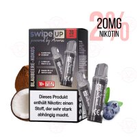 Swipe Up - Pre-Filled Pods Blaubeere Kokos 20mg Nikotinsalz