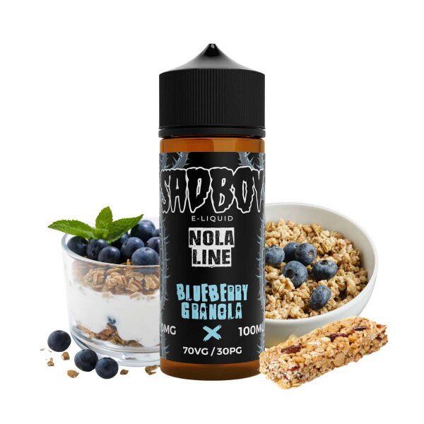 Sadboy - Nola - Blueberry Granola 120ml Shortfill