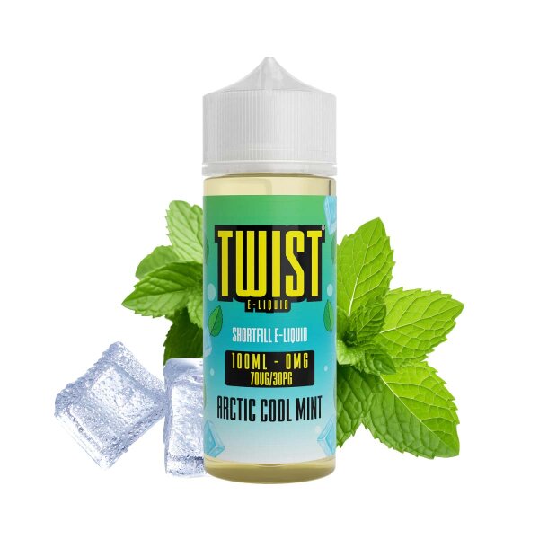 Twist E-Liquids - Arctic Cool Mint 120ml shortfill