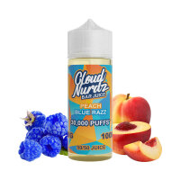 Cloud Nurdz Bar Juice - Peach Blue Razz 120ml Shortfill
