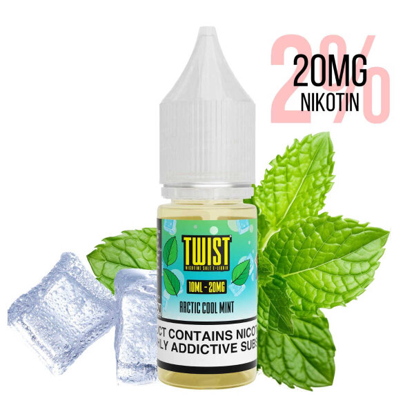 Twist E-Liquids - Artic Cool Mint Nicsalt 20mg/ml (2%)