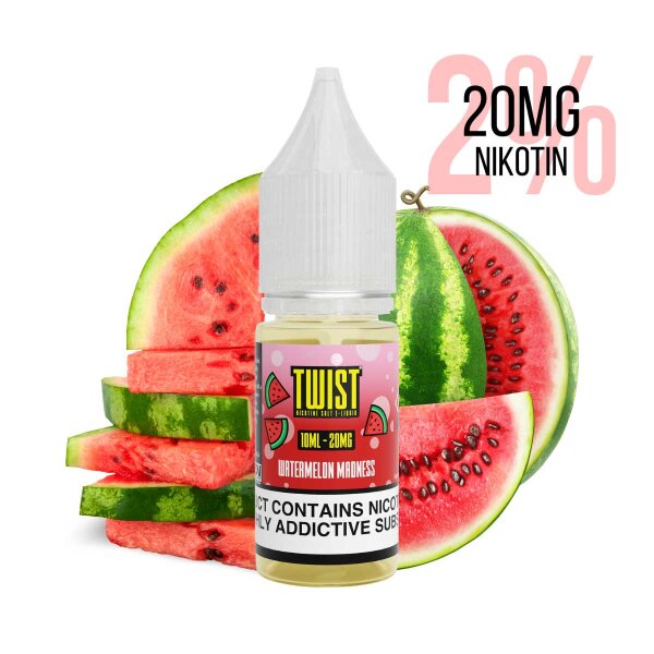 Twist E-Liquids - Pastèque Madness Nicsalt 20mg/ml (2%)