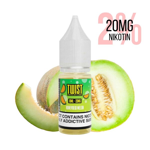 Twist E-liquides - Honeydew Melon Nicsalt 20mg/ml (2%)