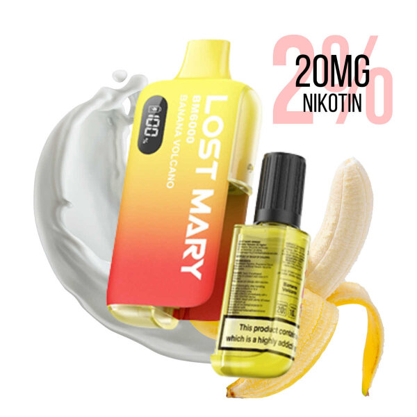 Elfbar - Lost Mary BM6000 - Banana Vulcano