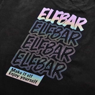 Elfbar - T-shirt XL - Noir
