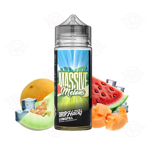 Drip Hacks - Massive Melons Longfill 30ml in 120ml bottle