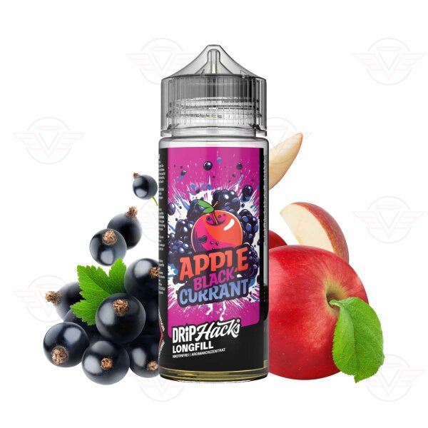 Drip Hacks - Apple Blackcurrant Longfill 30ml in 120ml Flasche