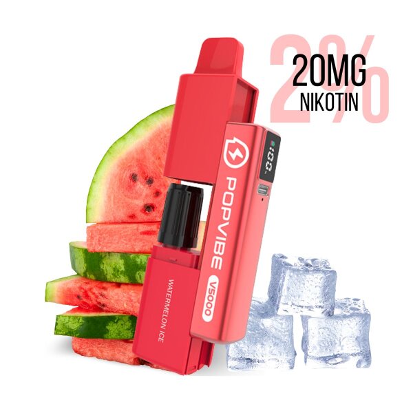 Geek Vape - V5000 20 mg NS - Einweg Vape Kit - Watermelon Ice