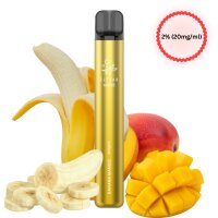 Elfbar - Einweg E Zigarette 600 V2 Banana Mango 20mg/ml...