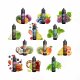 OWL Salt Longfill 12 Flavors Sortiment Geschmäcker - 3 - 10ml in 60ml aroma eliquid: Purple Melon, Sour Blue, Grape, Sour Apple, Blue Lemonade Mix, Menthol, Kokos Melone, Gold Apricot Melon, Sour Peach, Honeyberry Acai, Cola Lime und Waldmeister.