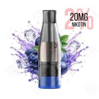 KIWI VAPOR - KIWI GO Plus Kartuschen Blueberry Ice 20mg/ml