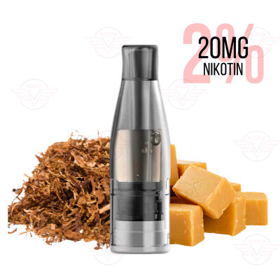 KIWI VAPOR - KIWI GO Plus Kartuschen Caramel Tobacco 20mg/ml