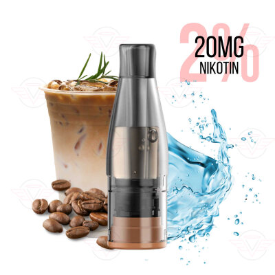 KIWI VAPOR - KIWI GO Plus Kartuschen Latte Ice 20mg/ml