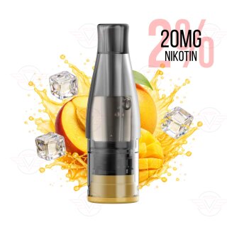 KIWI VAPOR - KIWI GO Plus Kartuschen Mango Ice 20mg/ml