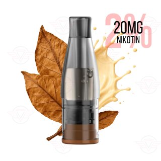 KIWI VAPOR - KIWI GO Plus Kartuschen Smooth Tobacco 20mg/ml