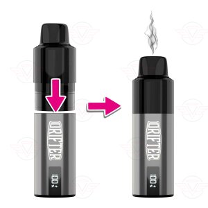 Drifter Bar 6000 Pre-filled-Pod step 2: ins Gerät einfügen un geniessen