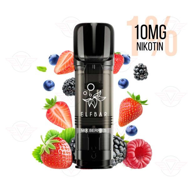Elfbar - Elfa Pro Pods - Mix Berries 10mg/ml 1%