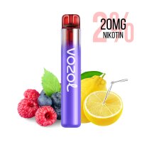 Vozol - Neon 800 Disposable Vape Blue Razz Lemon 20mg/ml...