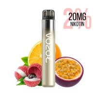 Vozol - Neon 800 Disposable Vape Passionfruit Lychee...