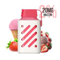 Vozol - Gear 600 Einweg Vape Strawberry Ice Cream 20mg/ml...