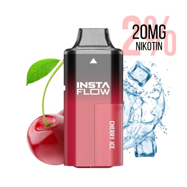 Insta - Instaflow 5000 Cherry Ice Kit Vape Monouso 20mg/ml Nicotina Sale