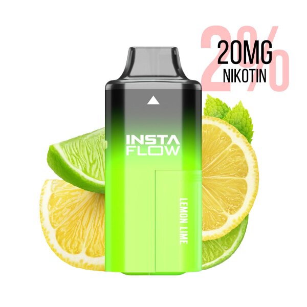 Insta - Instaflow 5000 Lemon Lime Kit Vape Usa e Getta 20mg/ml Sale di Nicotina